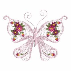 Rippled Butterflies 2(Lg) machine embroidery designs
