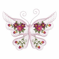 Rippled Butterflies 2 03(Sm) machine embroidery designs