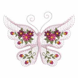 Rippled Butterflies 2 03(Md) machine embroidery designs