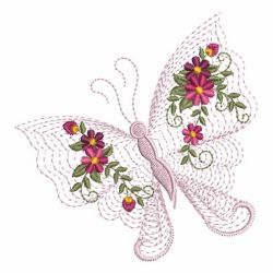 Rippled Butterflies 2 05(Sm) machine embroidery designs