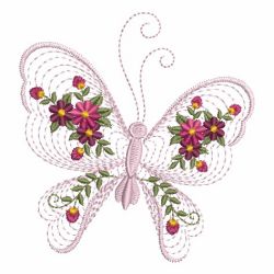 Rippled Butterflies 2 08(Sm) machine embroidery designs