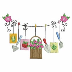 Clothesline 04(Sm) machine embroidery designs