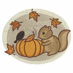 Fall Baby Animals machine embroidery designs