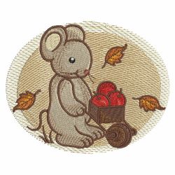 Fall Baby Animals 03 machine embroidery designs