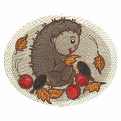 Fall Baby Animals 04 machine embroidery designs