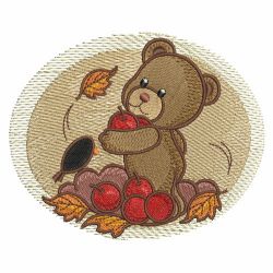 Fall Baby Animals 07 machine embroidery designs