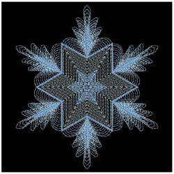 Rippled Snowflakes(Lg) machine embroidery designs