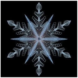 Rippled Snowflakes 02(Lg) machine embroidery designs