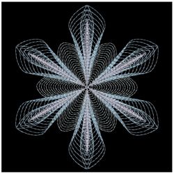 Rippled Snowflakes 07(Lg) machine embroidery designs