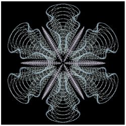 Rippled Snowflakes 08(Lg) machine embroidery designs