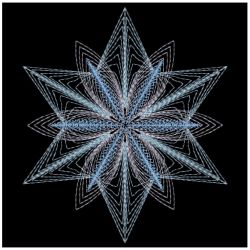 Rippled Snowflakes 10(Lg) machine embroidery designs
