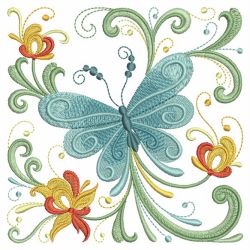 Rosemaling Butterflies 06(Md) machine embroidery designs