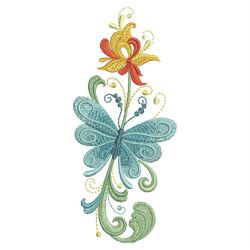 Rosemaling Butterflies 08(Lg)