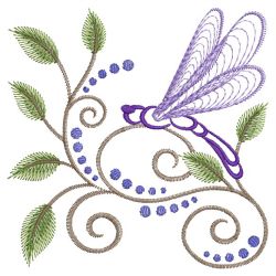 Rippled Dragonflies 2(Md) machine embroidery designs