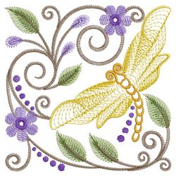 Rippled Dragonflies 2 06(Lg) machine embroidery designs