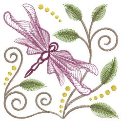 Rippled Dragonflies 2 07(Sm) machine embroidery designs