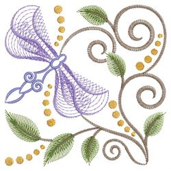 Rippled Dragonflies 2 09(Md) machine embroidery designs