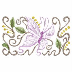 Rippled Butterflies 3 04(Sm) machine embroidery designs