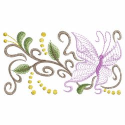 Rippled Butterflies 3 06(Lg) machine embroidery designs