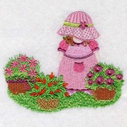 Garden Sunbonnets 3 02 machine embroidery designs