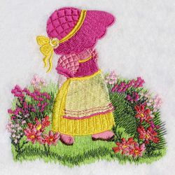 Garden Sunbonnets 3 08 machine embroidery designs