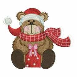 Christmas Teddy Bears 2 04 machine embroidery designs