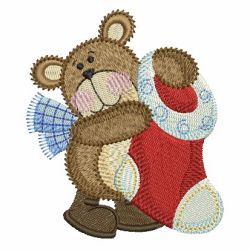 Christmas Teddy Bears 2 06 machine embroidery designs