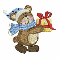 Christmas Teddy Bears 2 07 machine embroidery designs