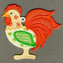 FSL Folk Roosters 09 machine embroidery designs