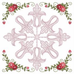 Floral Enticement Quilt 3 04(Sm) machine embroidery designs