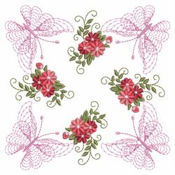 Floral Enticement Quilt 3 12(Lg) machine embroidery designs