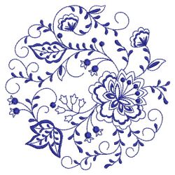 Blue Onion Circle 01(Md) machine embroidery designs