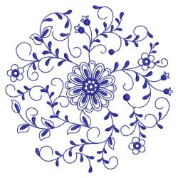 Blue Onion Circle 02(Md) machine embroidery designs