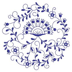 Blue Onion Circle 05(Lg) machine embroidery designs