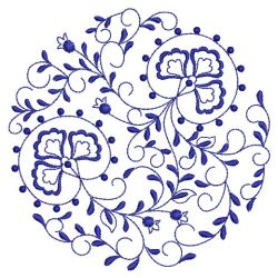 Blue Onion Circle 09(Md) machine embroidery designs