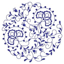 Blue Onion Circle 09(Sm) machine embroidery designs