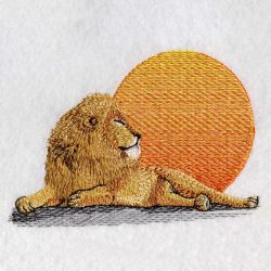 African Lion 03(Lg) machine embroidery designs