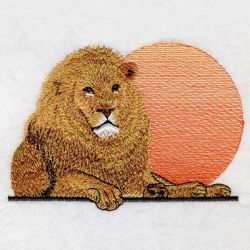 African Lion 05(Lg) machine embroidery designs