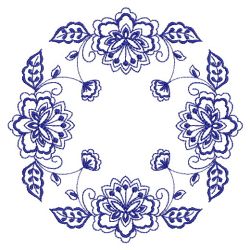 Blue Onion Square 07(Sm) machine embroidery designs