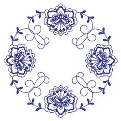 Blue Onion Square 08(Sm) machine embroidery designs