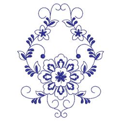 Blue Onion Decor 02(Sm) machine embroidery designs