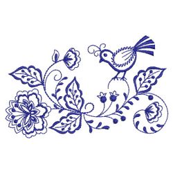 Bluework Birds 02(Md) machine embroidery designs