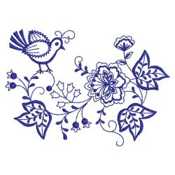 Bluework Birds 03(Md) machine embroidery designs