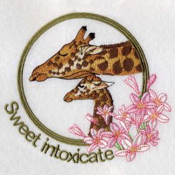 African Giraffe 05(Sm) machine embroidery designs