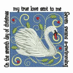 12 Days Of Christmas 2 07 machine embroidery designs