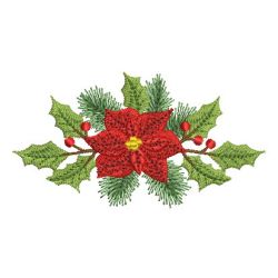 Poinsettia 03 machine embroidery designs