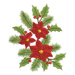 Poinsettia 05 machine embroidery designs