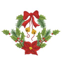 Poinsettia 09 machine embroidery designs