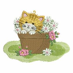 Country Kitty 02 machine embroidery designs