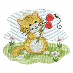 Country Kitty 04 machine embroidery designs